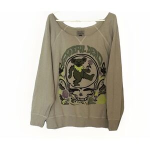 American Eagle Grateful Dead Inspired Dancing Bear Skull Sweatshirt XL Oversized